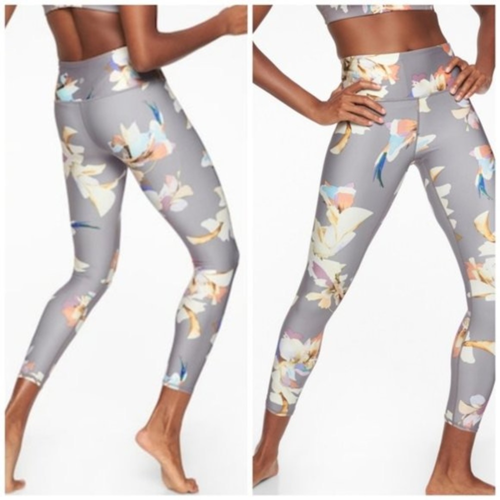 Athleta Elation Paradise Floral 7/8 Tights